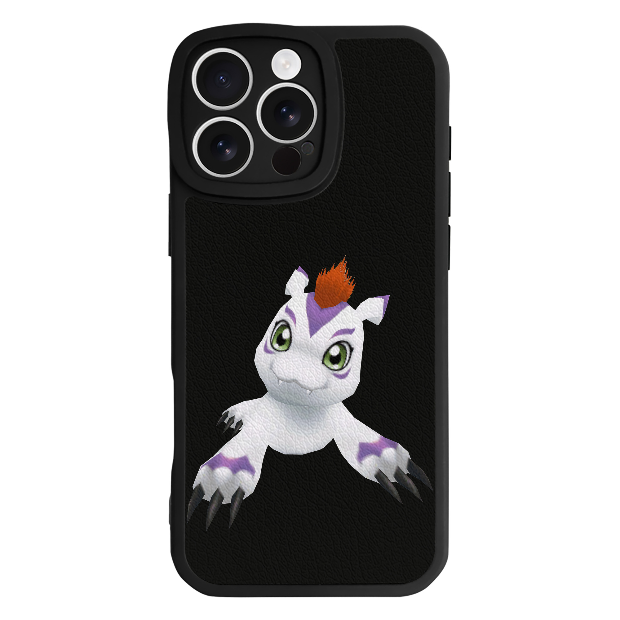 （画像用） Digimon デジタルモンスター/デジモン 【iPhone 16シリーズ対応】シリコンスマホケース（レザー調） 材質：シリコン